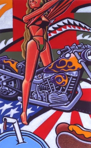 Disegni moto,arte moto, Douglas Fraser.
