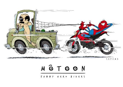 Motoon - Hero, disegni moto, disegni mooton, arte moto, 