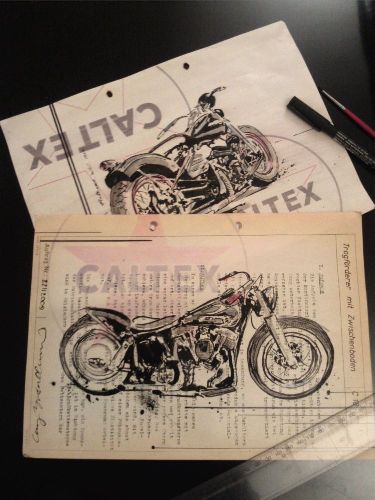 Cay Brøndum, arte moto , arte sulle moto , disegni sulle moto, 