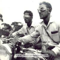 Il giro del mondo in moto nel 1954 dei fratelli Omidvar